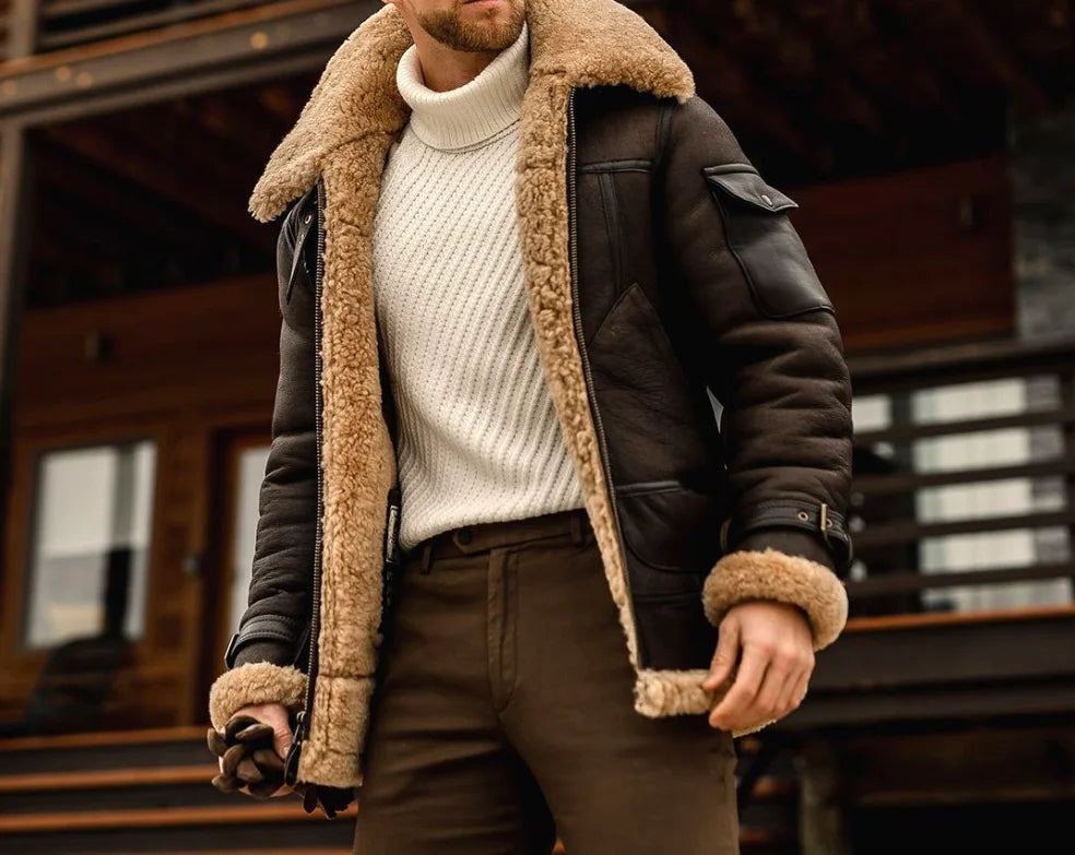 New Fashion Casual Long Sleeve Turn-down Collar Zipper Pockets Solid Color Slim Fit Jacket For Men,4 Colors