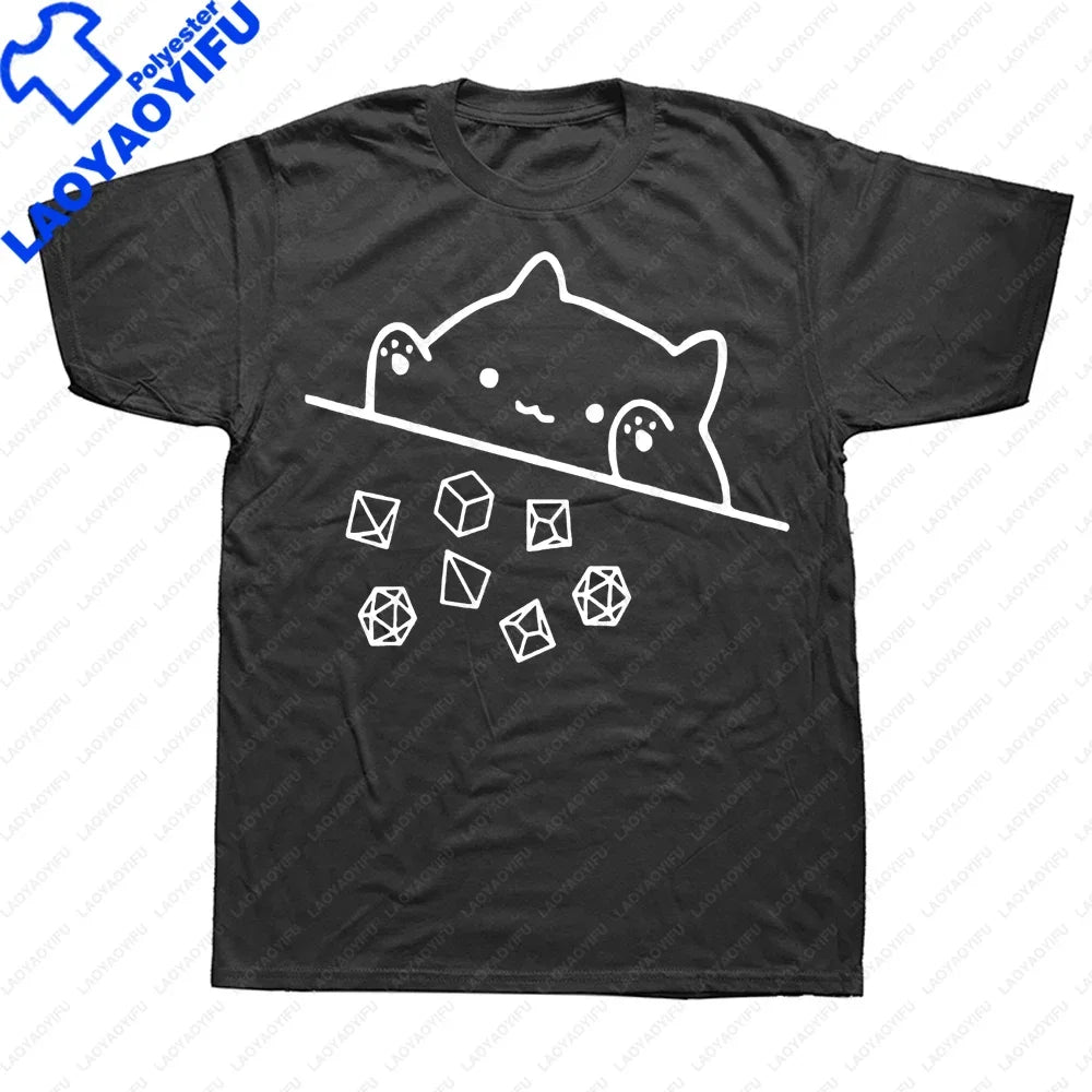 I Have A Plan D20 Dice Role Playing Game DnD T-shirt  Novelty Dungeon Dragon T Shirts Graphic Personalized Printed Women Men