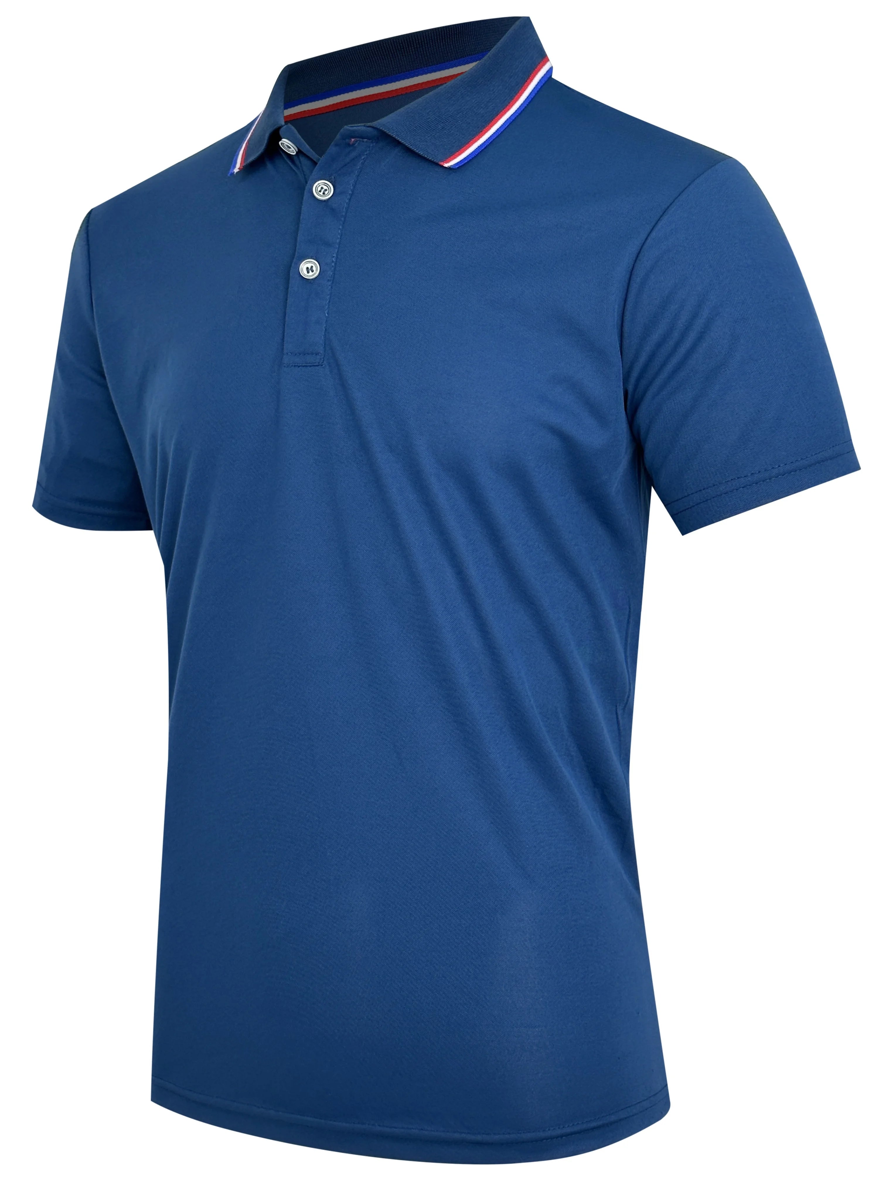 Men's Solid Color Polo Shirt | Breathable Short Sleeve | Summer