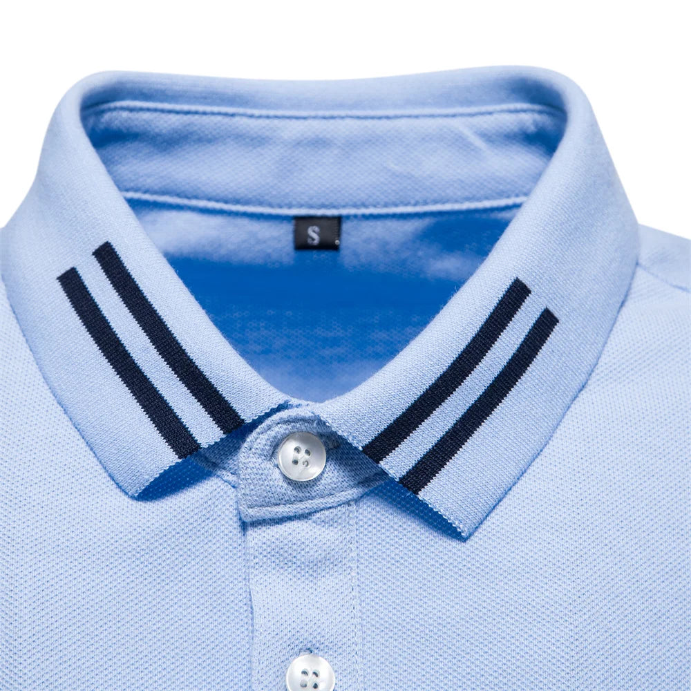 Men's 100% Cotton Solid Polo Shirt | Classic Fit | Summer