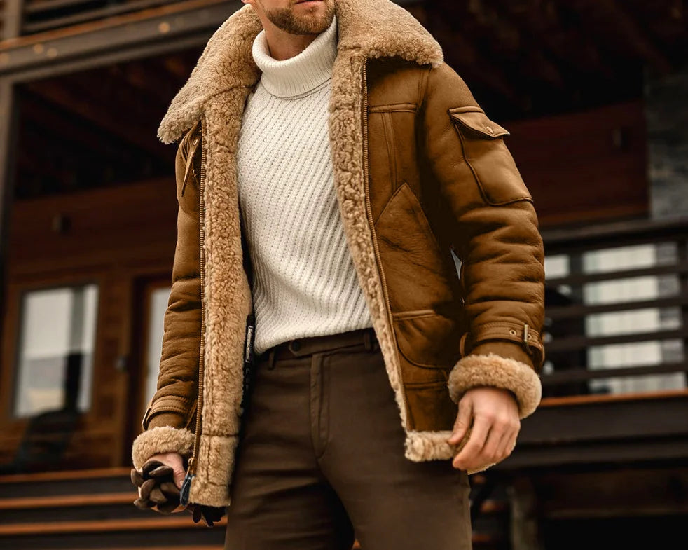 New Fashion Casual Long Sleeve Turn-down Collar Zipper Pockets Solid Color Slim Fit Jacket For Men,4 Colors