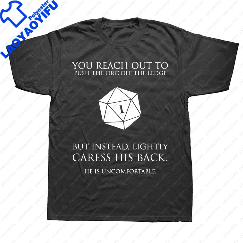 I Have A Plan D20 Dice Role Playing Game DnD T-shirt  Novelty Dungeon Dragon T Shirts Graphic Personalized Printed Women Men