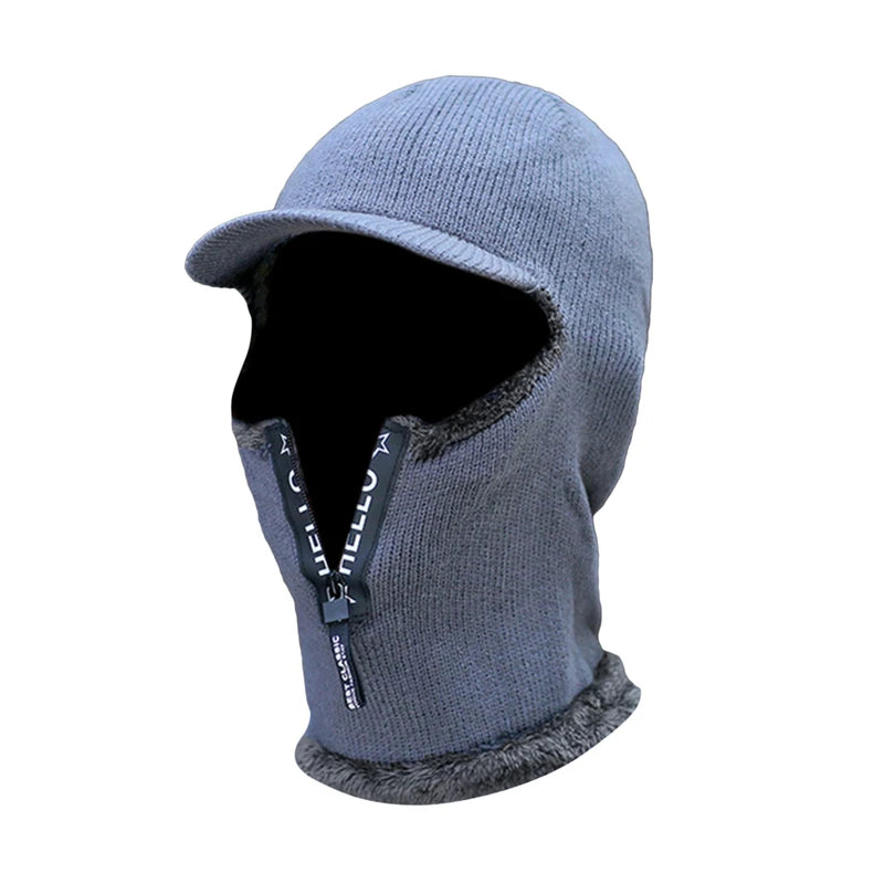 Men's Winter Warm Knit Hat | Windproof Ear Protection Cap