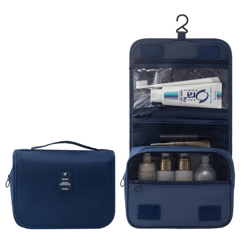 Portable Hook Toilet Bag Multi Functional Travel Waterproof Wear-Resistant Multi-Layer Storage Large Capacity Makeup Bag