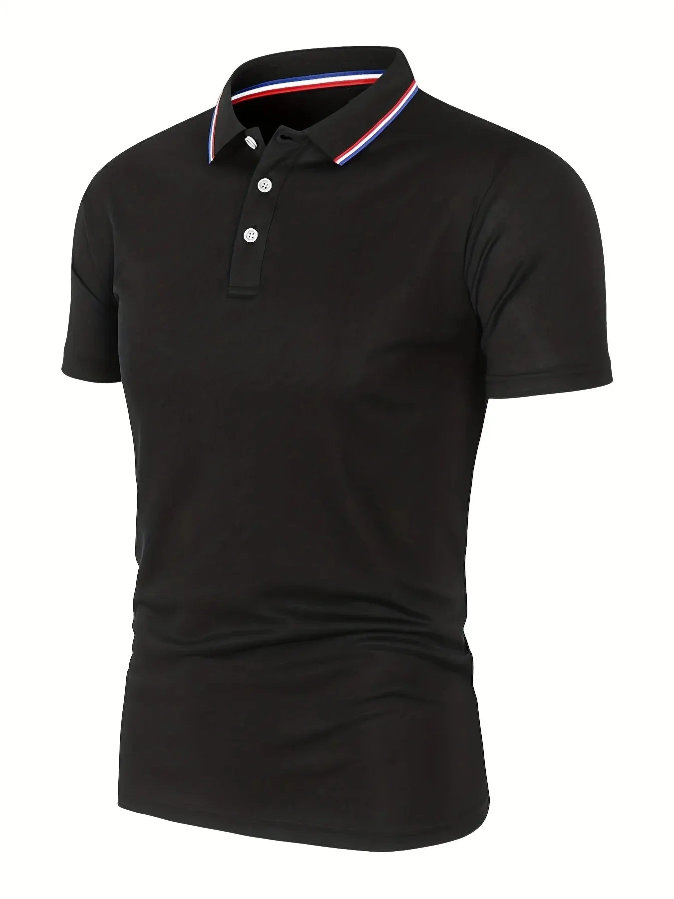 Men's Solid Color Polo Shirt | Breathable Short Sleeve | Summer