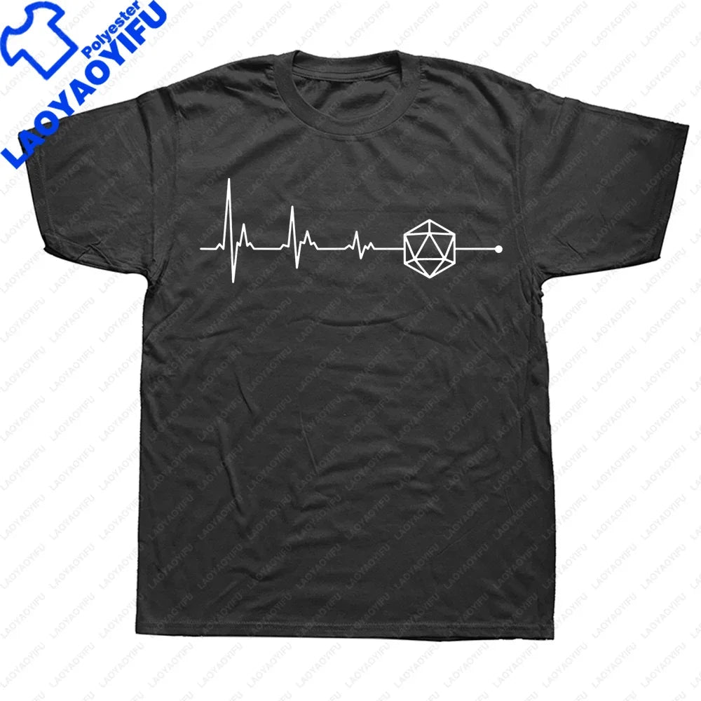 I Have A Plan D20 Dice Role Playing Game DnD T-shirt  Novelty Dungeon Dragon T Shirts Graphic Personalized Printed Women Men