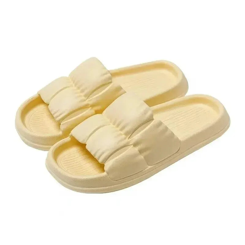 Women's Soft Sole Cloud Slippers Thick Platform Indoor Outdoor Beach Sandals Summer EVA Non-Slip Flip Flops