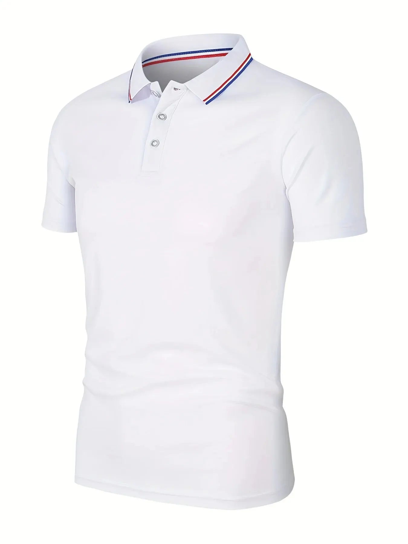 Men's Solid Color Polo Shirt | Breathable Short Sleeve | Summer