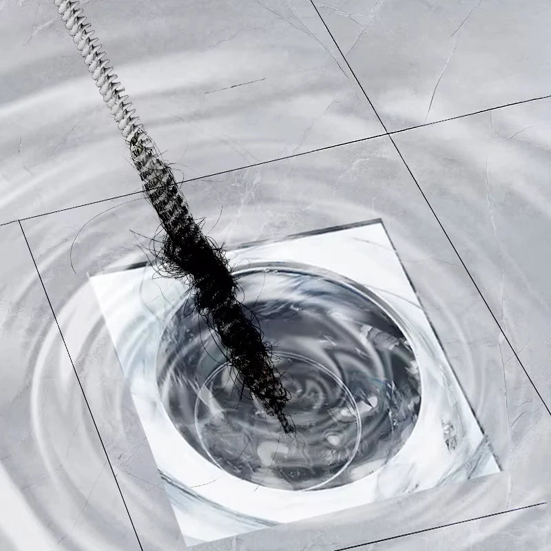 1Pcs Sink Drain Cleaning Brush Drain Clog Remover Bendable Sink Overflow Sewer Drain Brush For Bathroom Kitchen