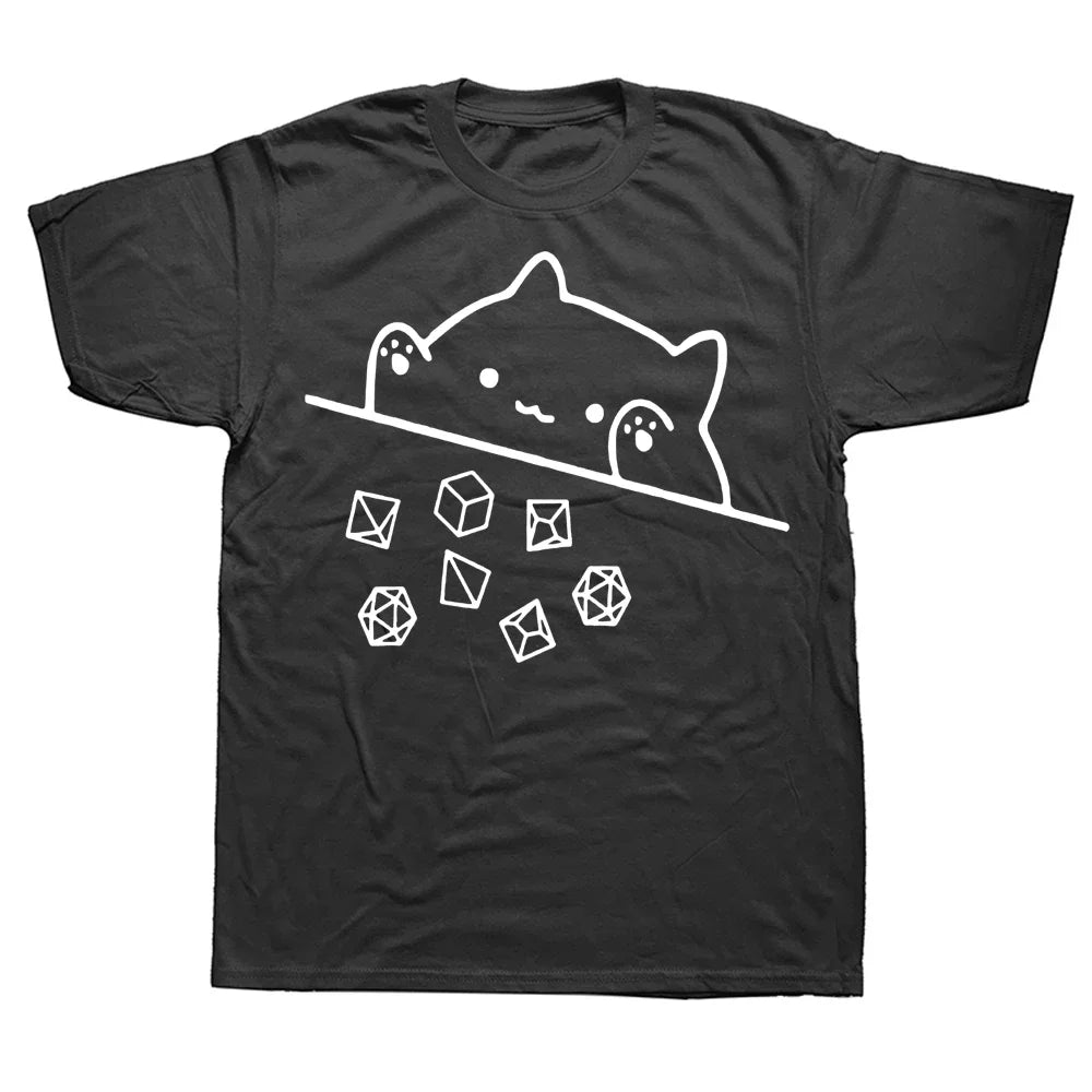 I Have A Plan D20 Dice Role Playing Game DnD T-shirt  Novelty Dungeon Dragon T Shirts Graphic Personalized Printed Women Men