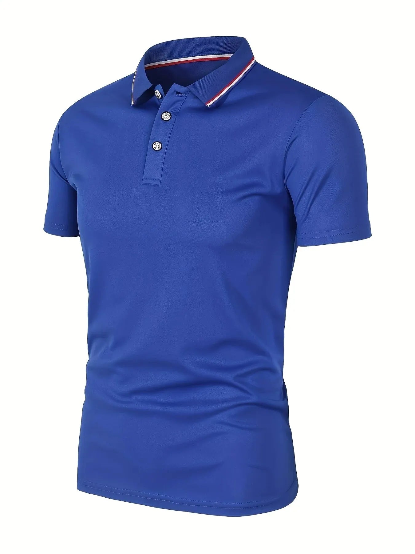 Men's Solid Color Polo Shirt | Breathable Short Sleeve | Summer