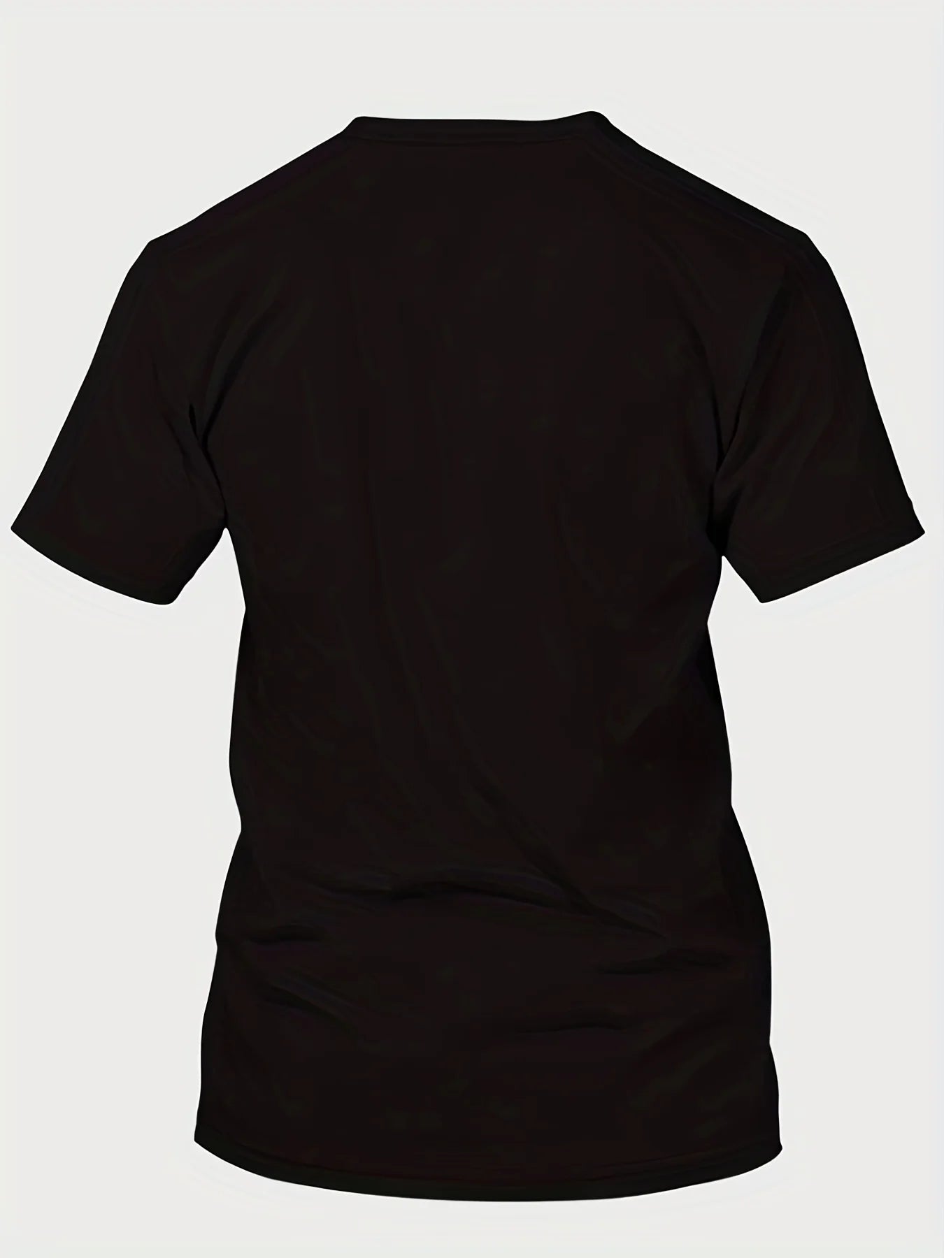 Summer men's 100% cotton casual loose fit large A letter print round neck short sleeved T-shirt top