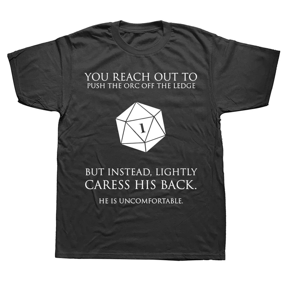 I Have A Plan D20 Dice Role Playing Game DnD T-shirt  Novelty Dungeon Dragon T Shirts Graphic Personalized Printed Women Men