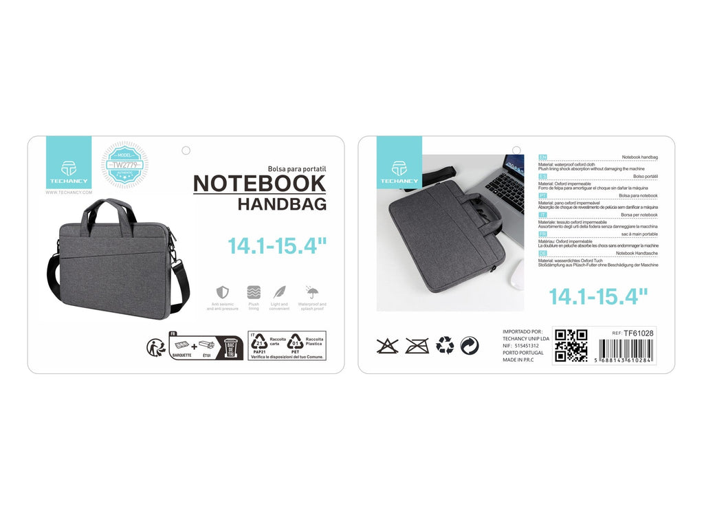 Techancy TW2779 Laptop Bag | 14"-15.4" | Black